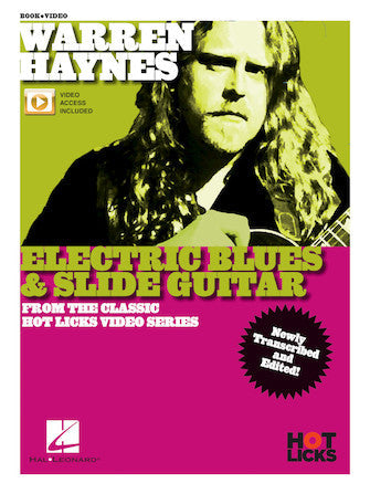 Electric Blues & Slide Guitar Softcover Video Online TAB Warren Haynes