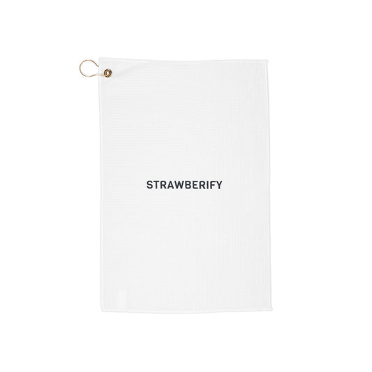 Golf Towels STRAWBERIFY Design Golf Towels for Golf Enthusiasts