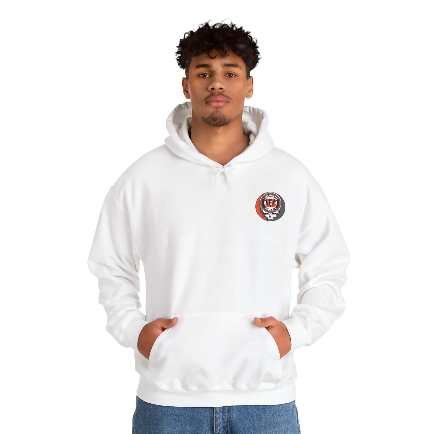 Cincinnati Bengals Dancing Bear Unisex Hoodie Two-Sided The Gridiron Collection