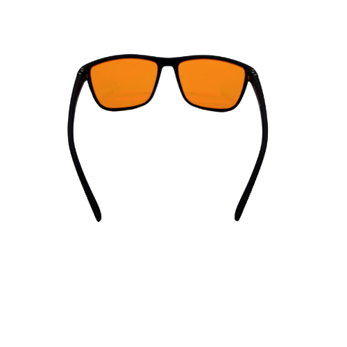 Moonwalkerz Blue Light Blocking Sleep Glasses Matte Black Kingseven Design