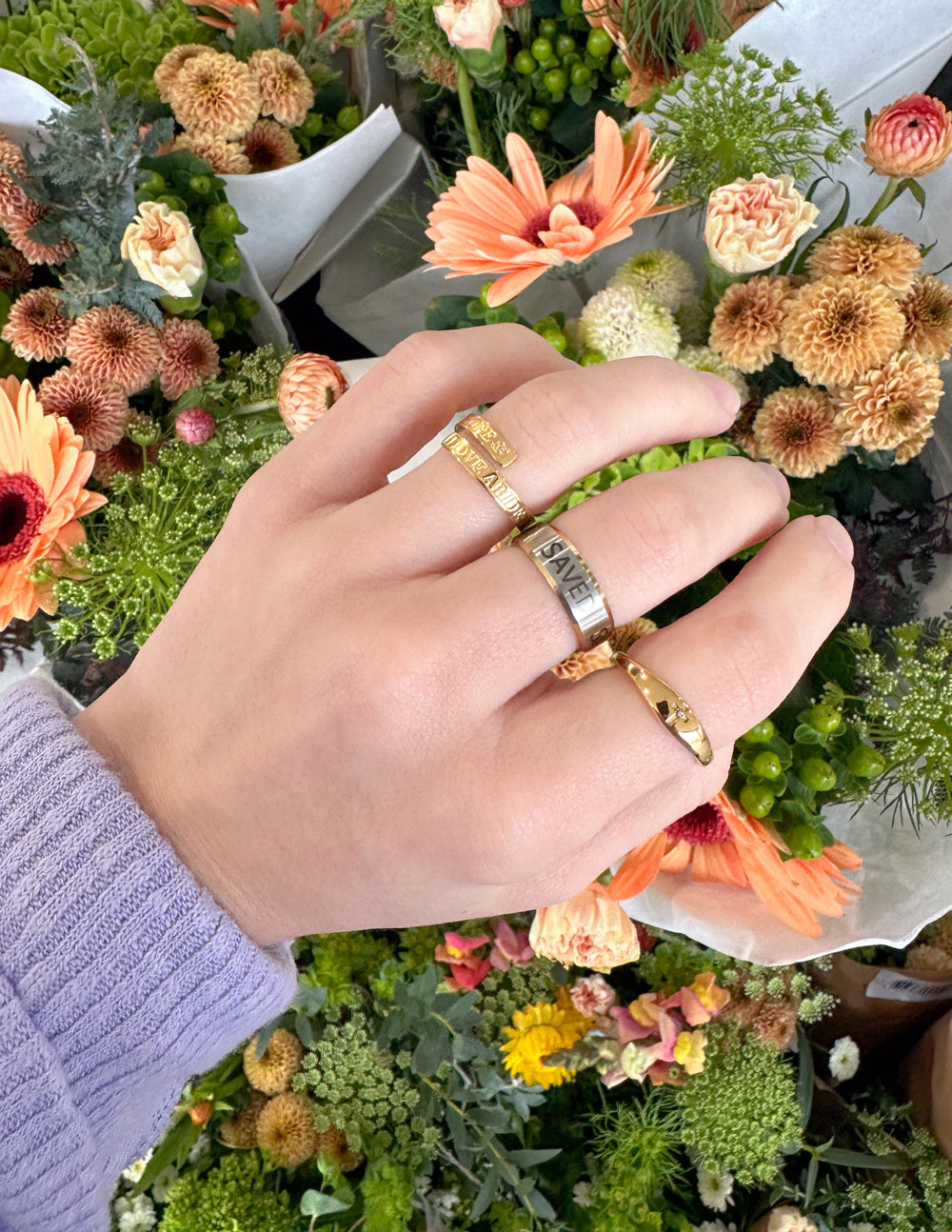 Cross Gemstone Ring Jewelry