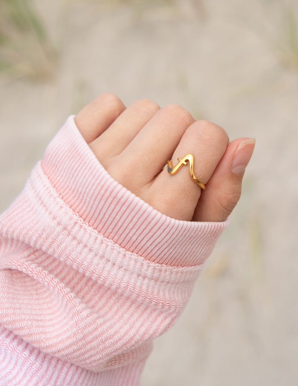 Wavy Cross Ring Religious Jewelry Elevated Faith