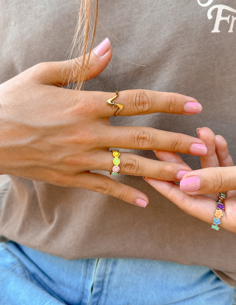Wavy Cross Ring Religious Jewelry Elevated Faith