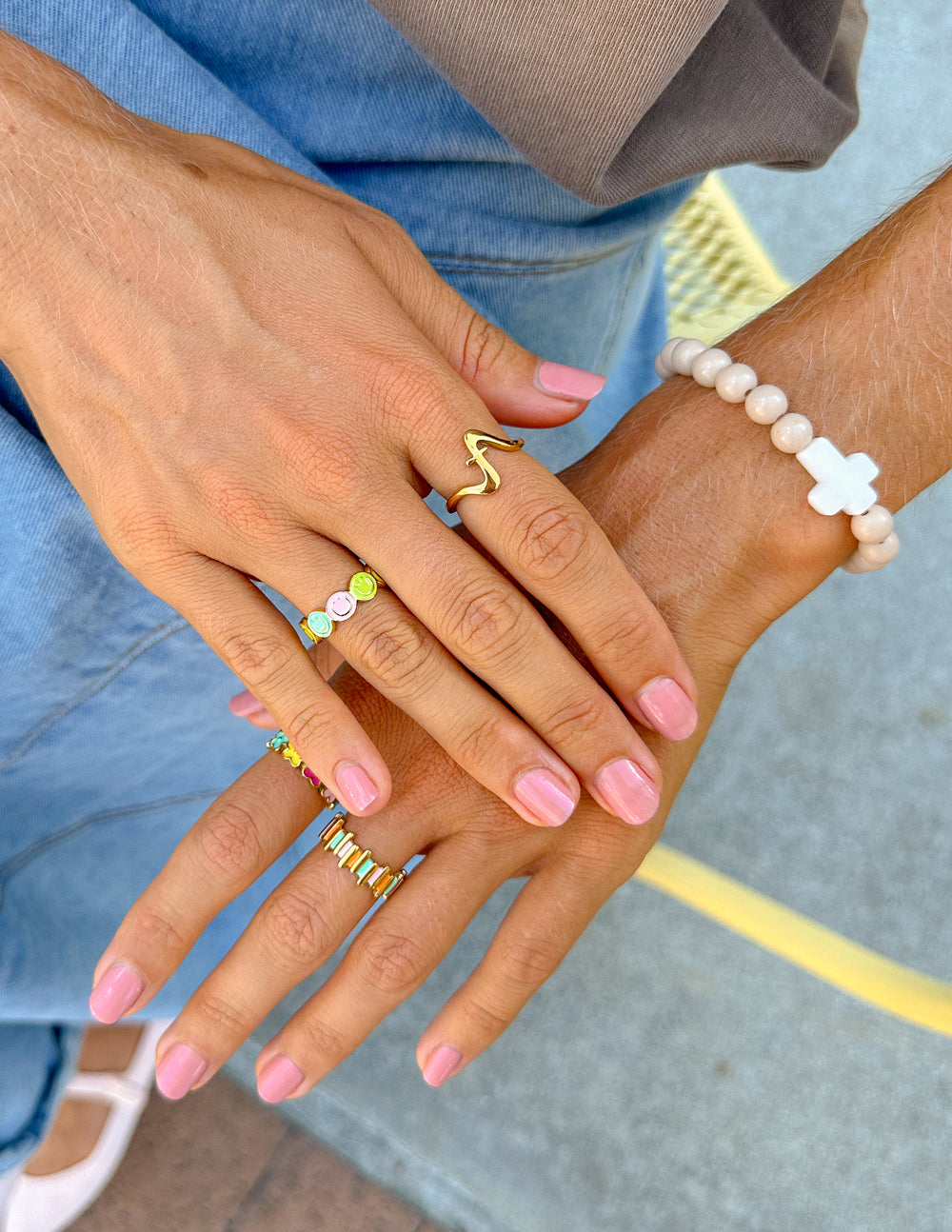 Wavy Cross Ring Religious Jewelry Elevated Faith