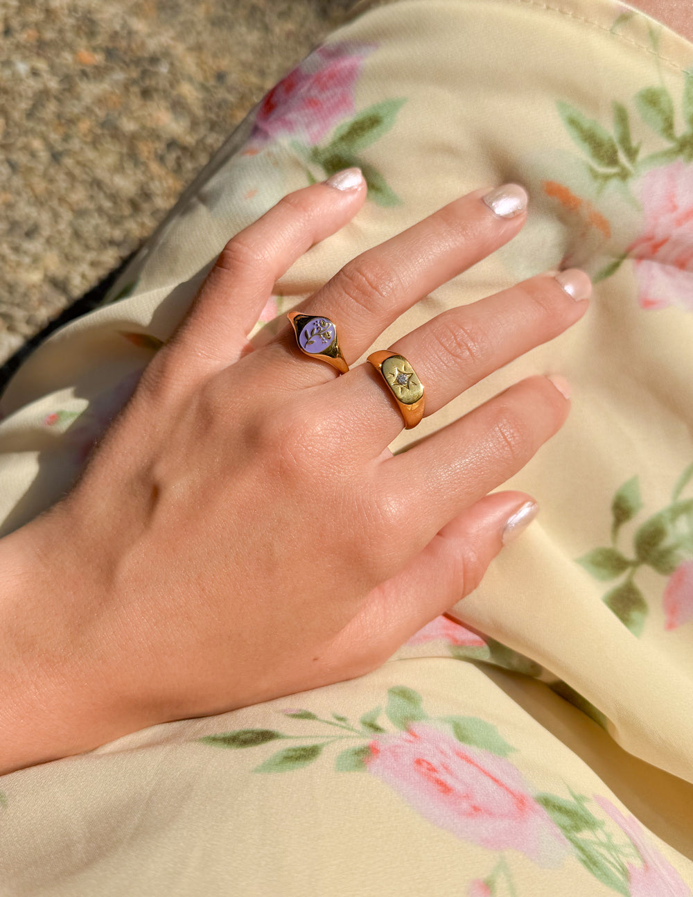 Creation Signet Ring Symbol of Faith Jewelry
