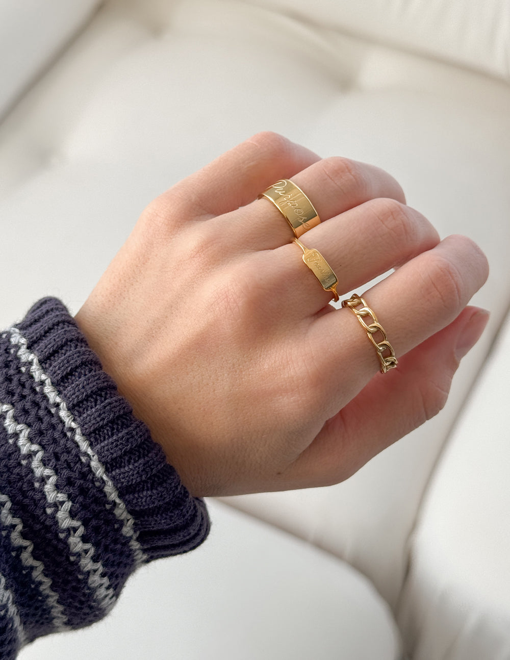 Created With Purpose Ring Purpose Inspirational Jewelry Elevated Faith