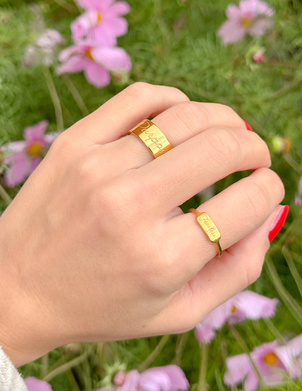 Created With Purpose Ring Purpose Inspirational Jewelry Elevated Faith