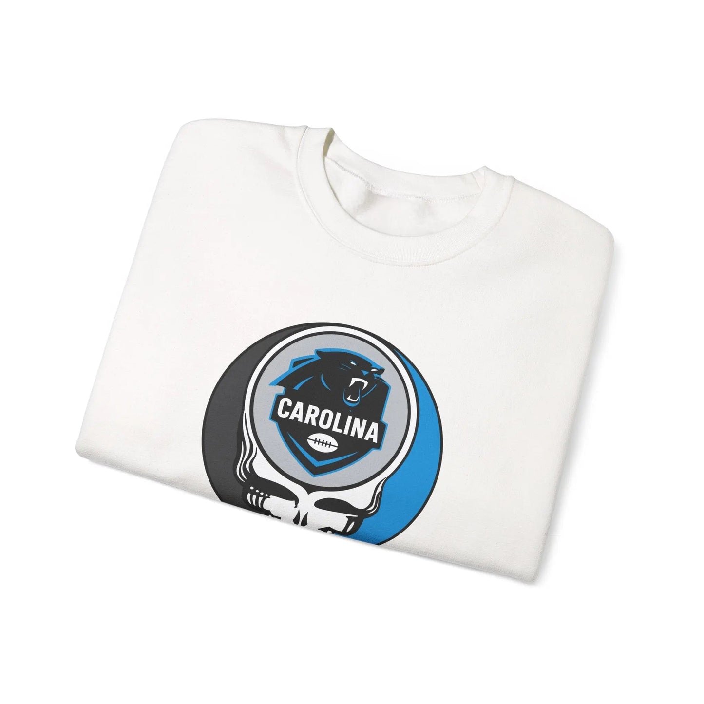 Carolina Panthers Stealie Grateful Dead Crewneck Sweatshirt NFL The Gridiron Collection