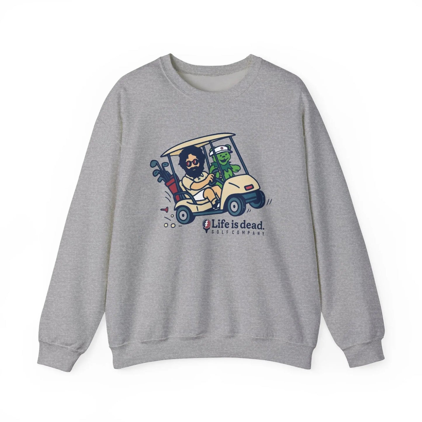 Life is dead. Crewneck Sweatshirt Unisex Heavy Blend Crewneck Sweatshirt Gildan