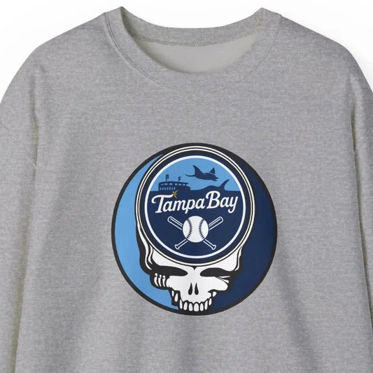 Grateful Dead Stealie Tampa Bay Baseball Edition Crewneck Sweatshirt