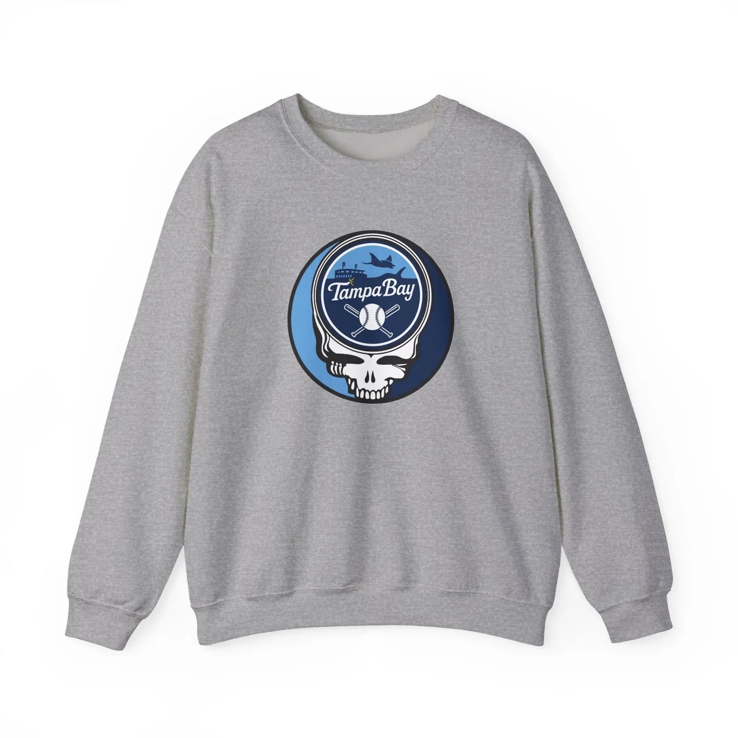 Grateful Dead Stealie Tampa Bay Baseball Edition Crewneck Sweatshirt