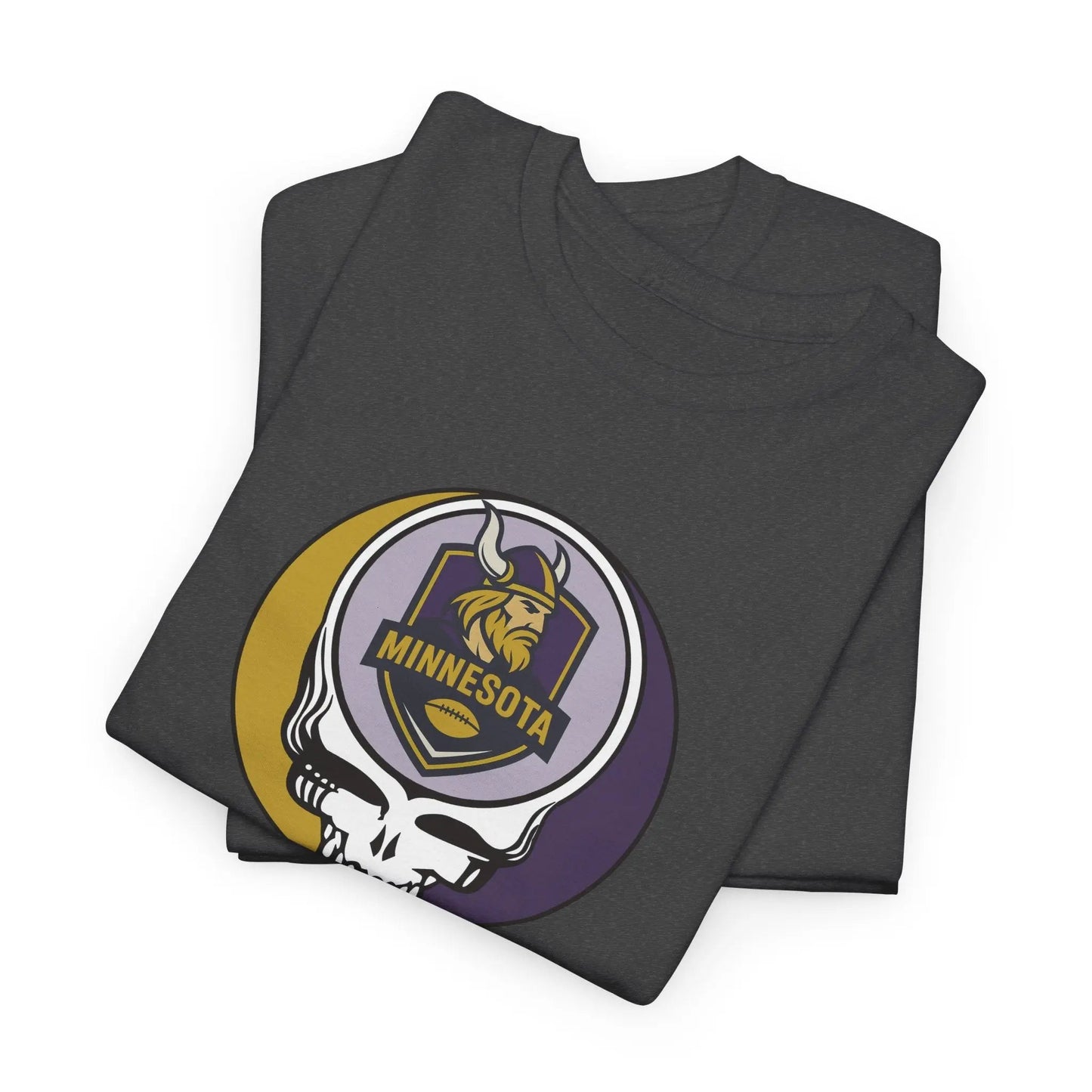 Minnesota Vikings Stealie Cotton Unisex Grateful Dead Tee The Gridiron Collection