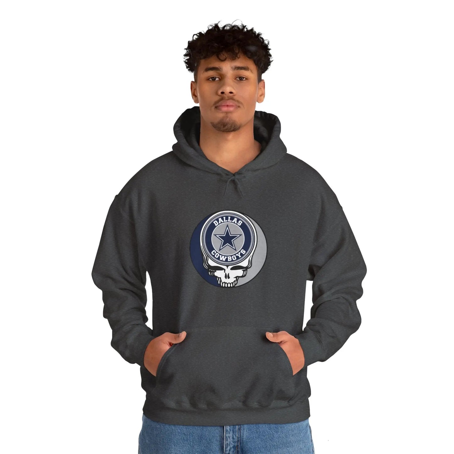 Dallas Cowboys Grateful Dead Hooded Sweatshirt NFL Fan Apparel The Gridiron Collection