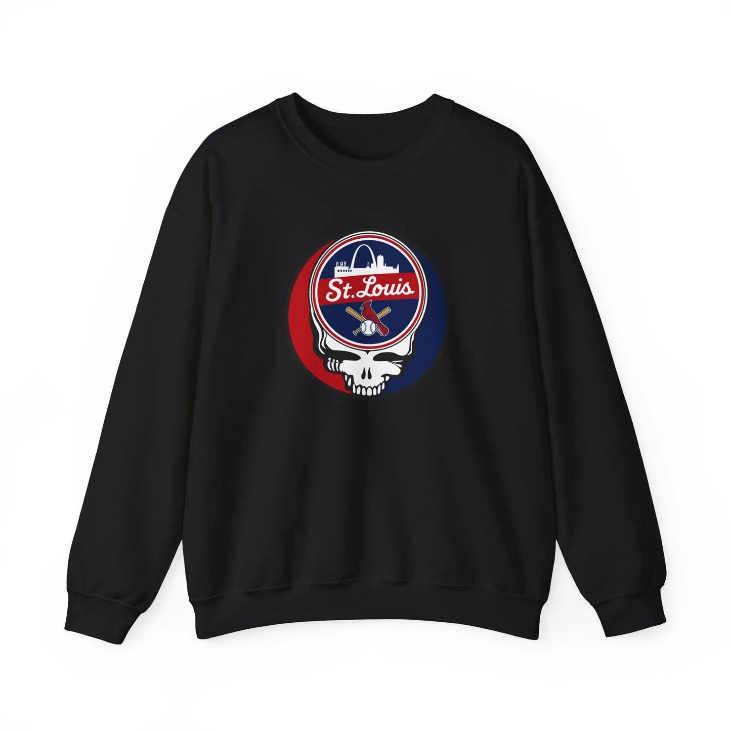 Grateful Dead Stealie Unisex Heavy Blend Crewneck Sweatshirt The Ballpark Collection