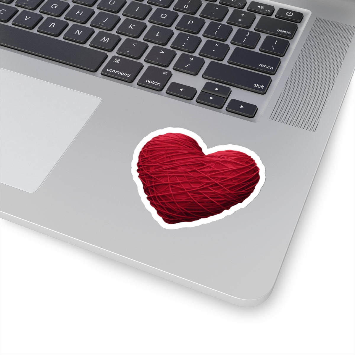 Valentine's Day Red heart shape Kiss-Cut Stickers