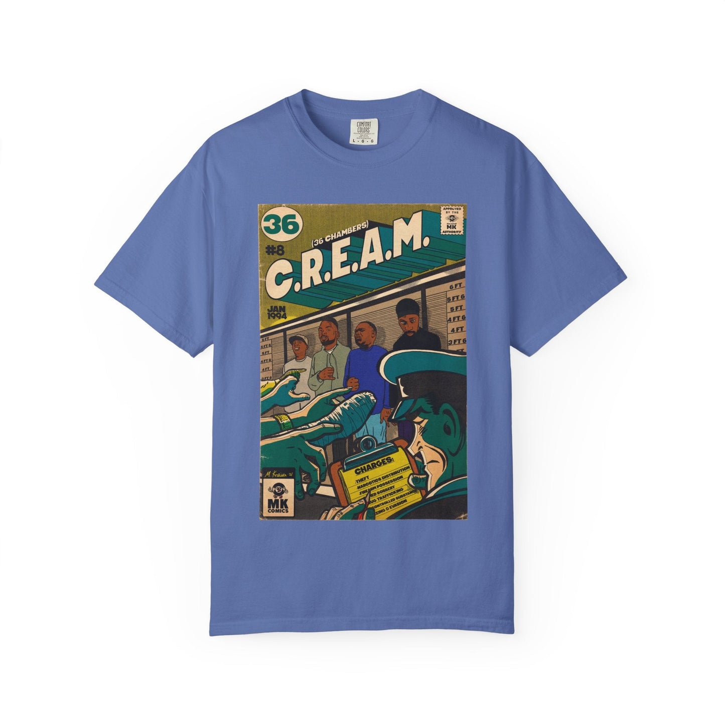 C.R.E.A.M Unisex Comfort Colors T-shirt Ring-Spun Cotton
