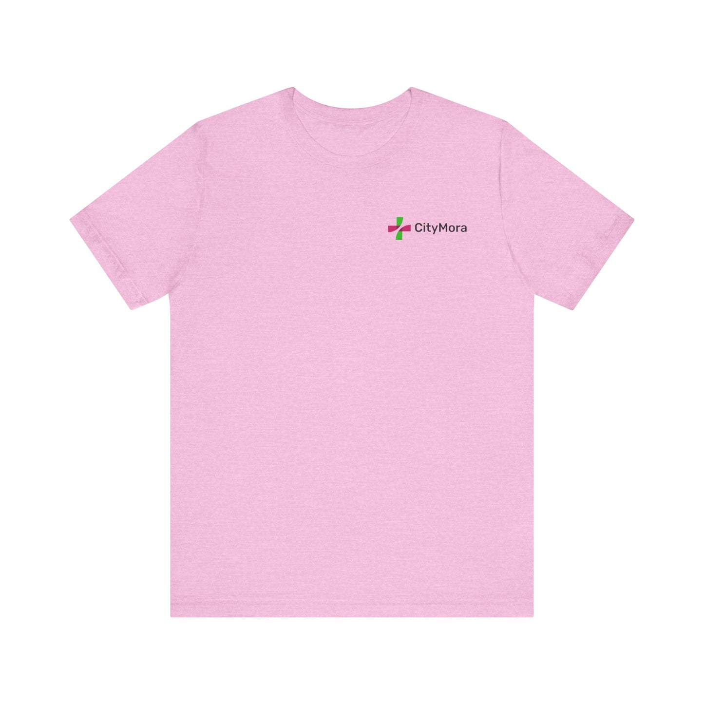 Casual Unisex Tee - 'CityMora' Motivational Short Sleeve Shirt