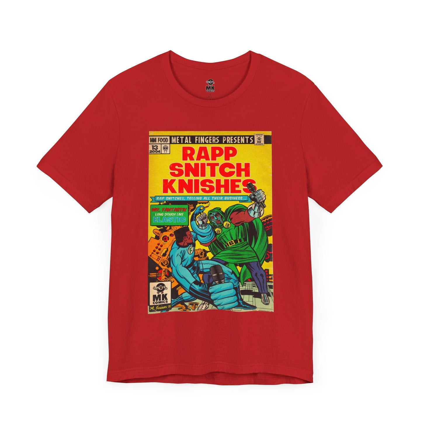 Rapp Snitch Knishes Comic Book Art - Unisex Jersey Short Sleeve Tee
