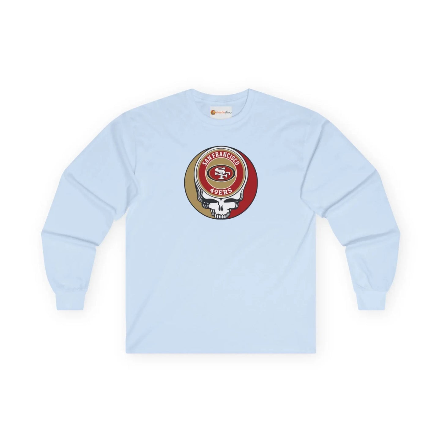 Grateful Dead Long Sleeve Tee Ultra-Cotton San Francisco 49ers The Gridiron Collection