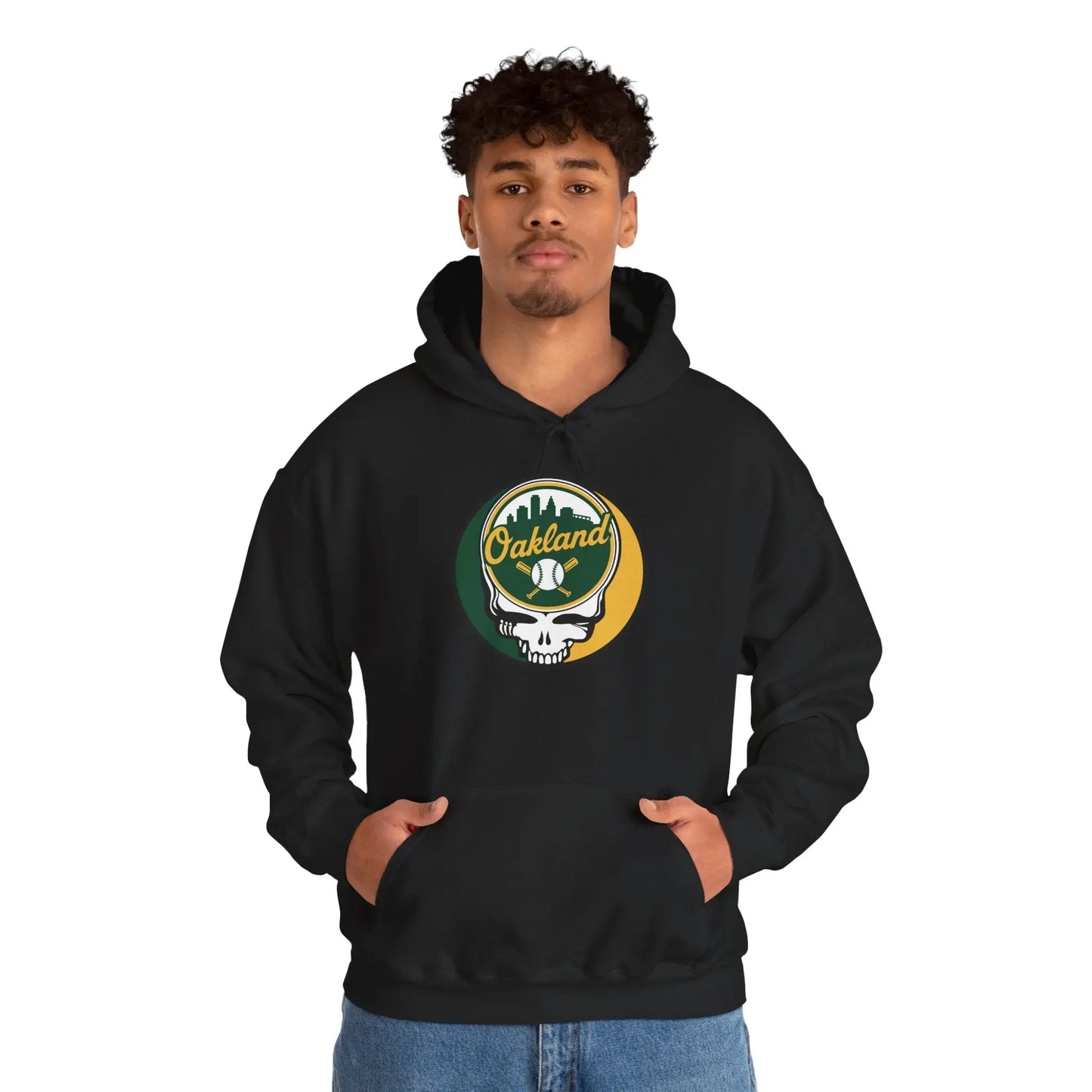 Grateful Dead Oakland Baseball Edition Unisex Heavy Blend Hoodie MLB