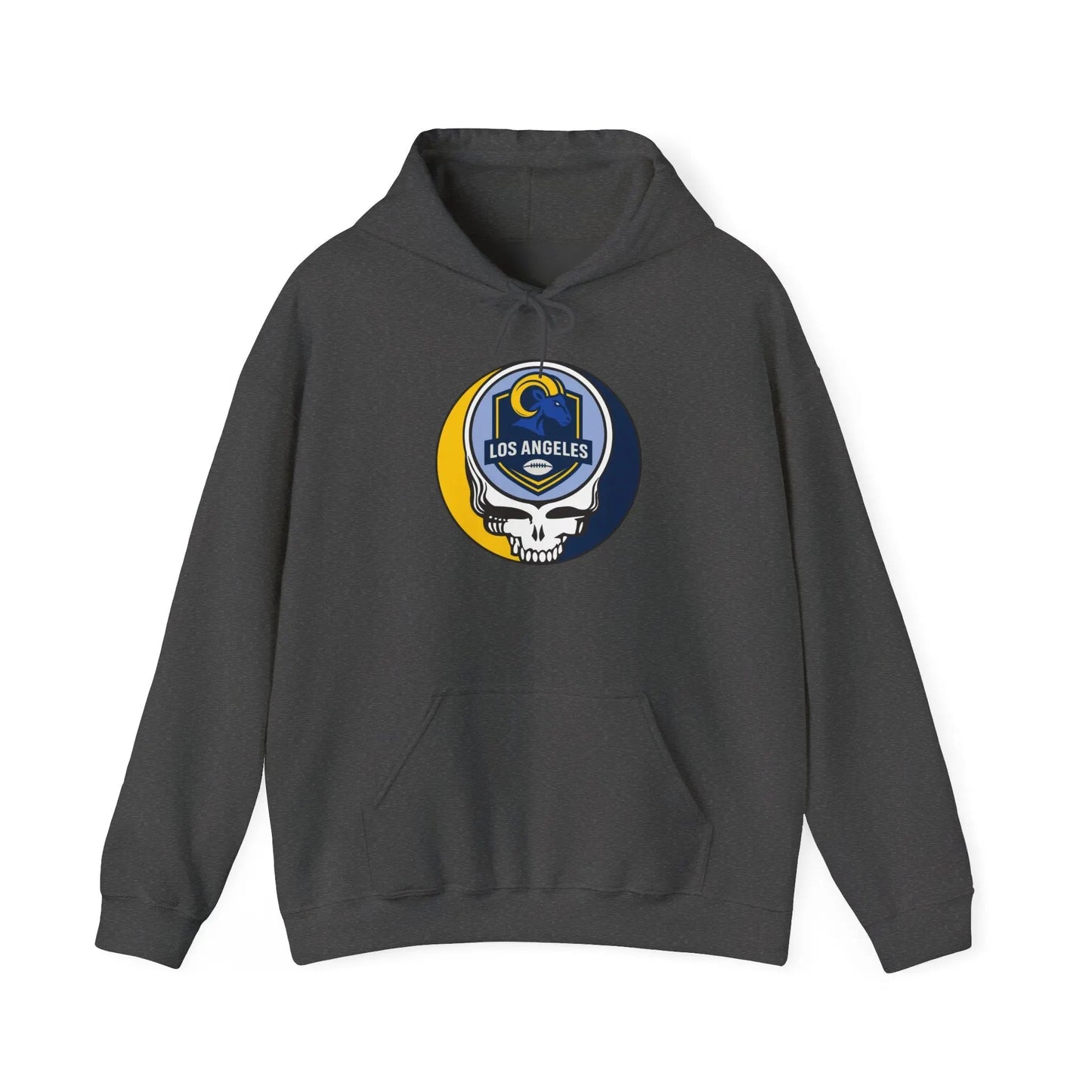 Los Angeles Rams Stealie Grateful Dead Hooded Sweatshirt NFL The Gridiron Collection