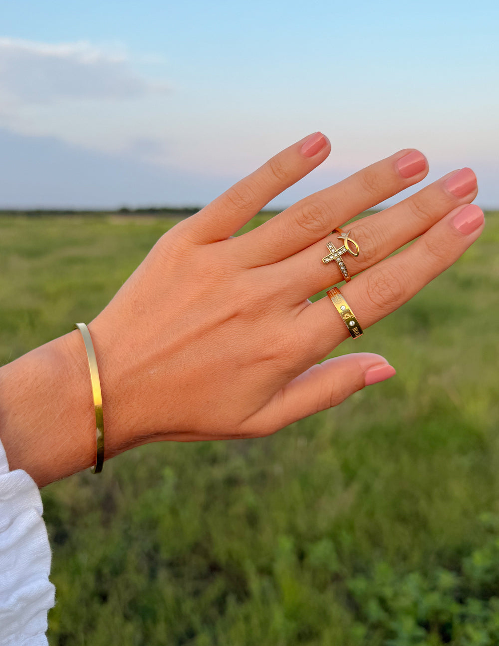 Gemstone Logo Ring Limited Edition Ring Elevated Faith