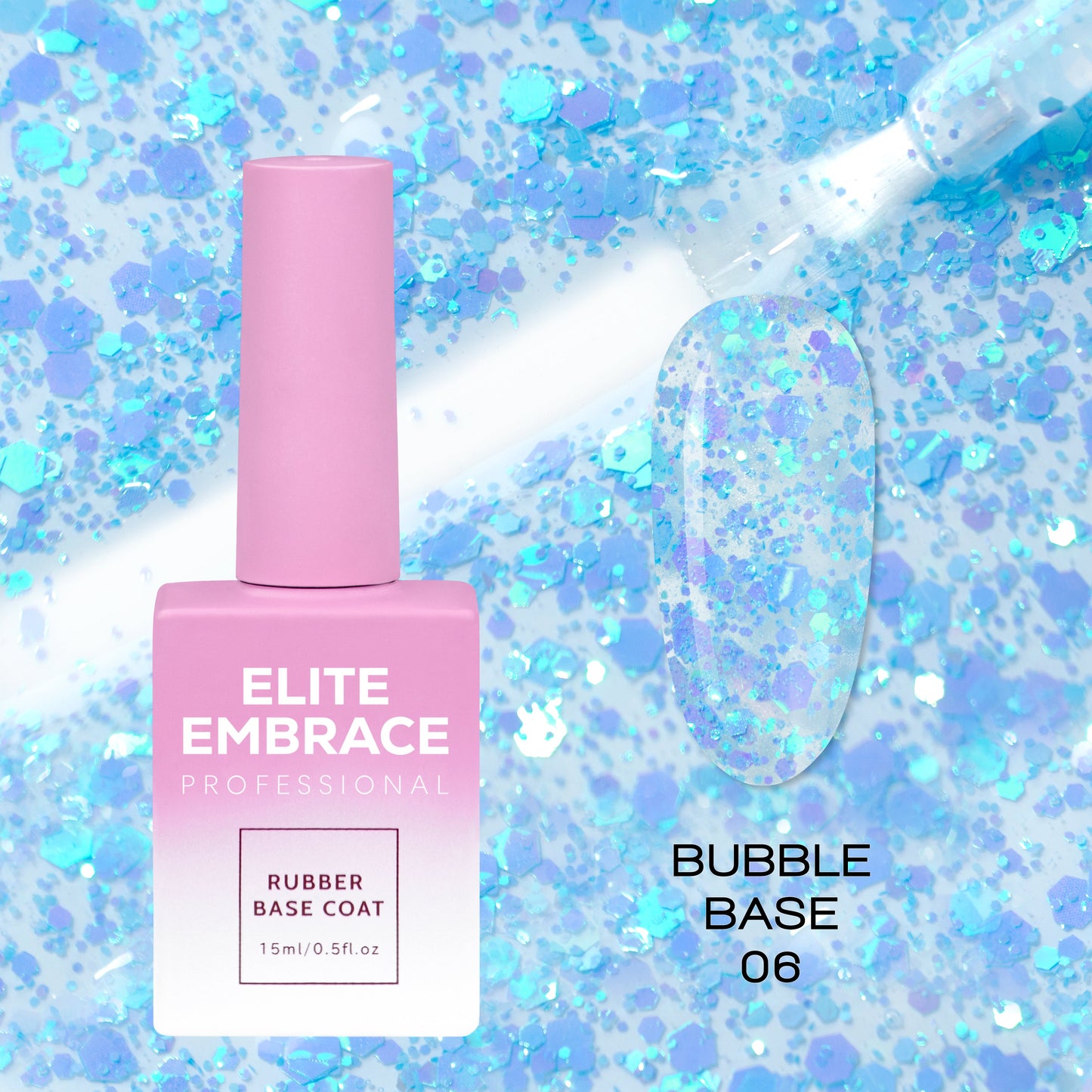 Professional Bubble Base Gel Polish Base 15ml ELITE EMBRACE