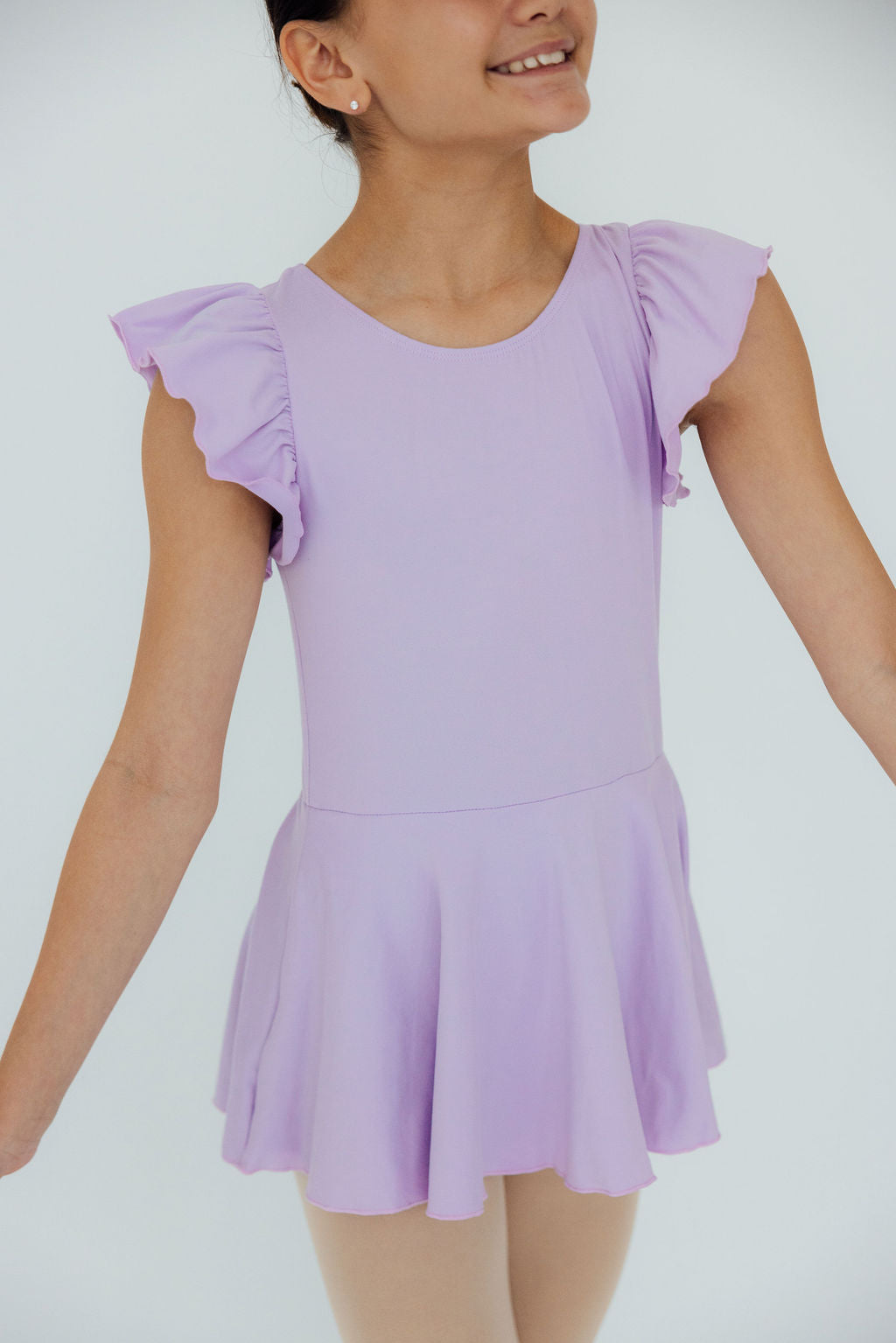 Lavender S/S Twirl Leotard