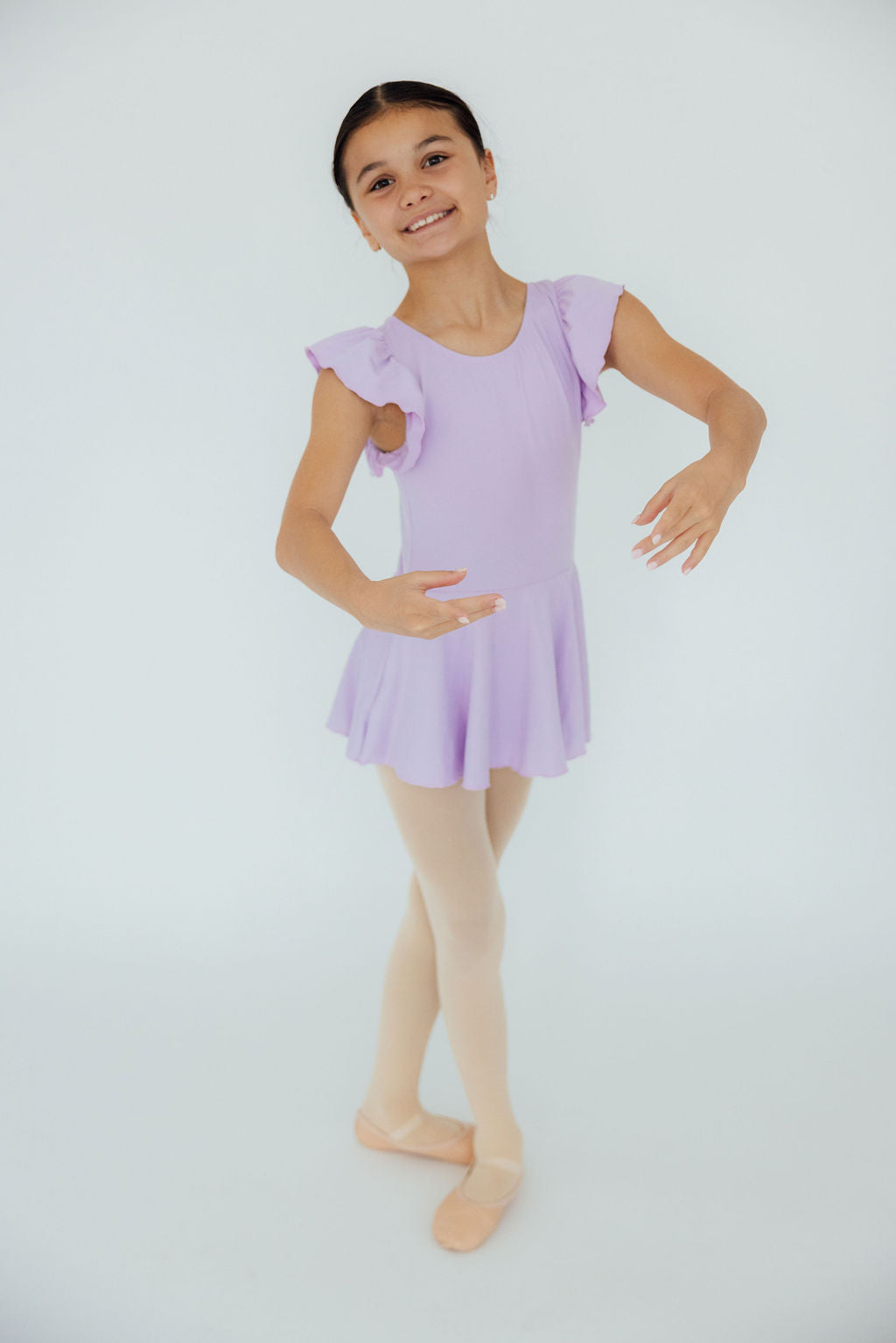 Lavender S/S Twirl Leotard