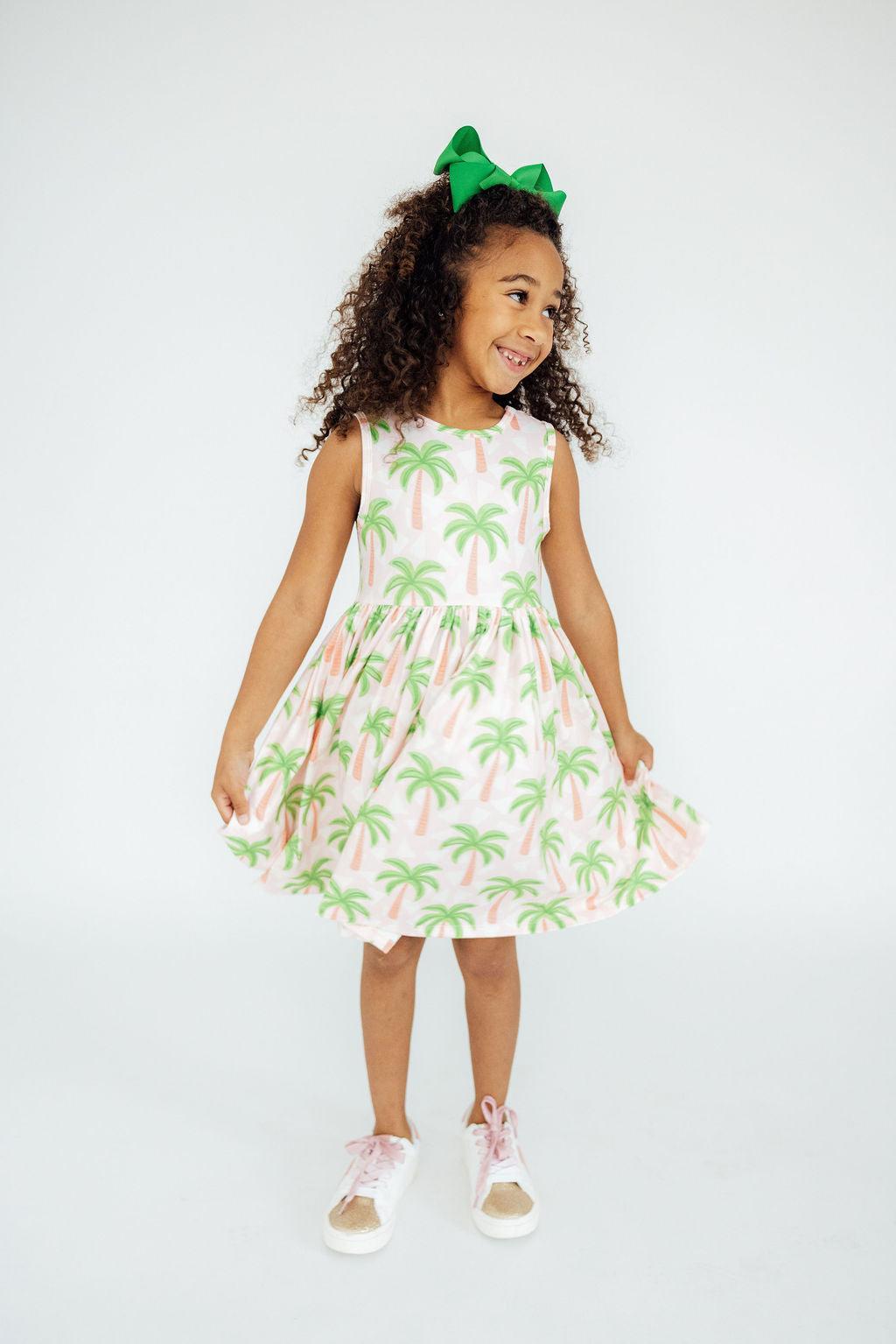 Breezy Beauty Twirly Toddler Tank Dress Mila & Rose
