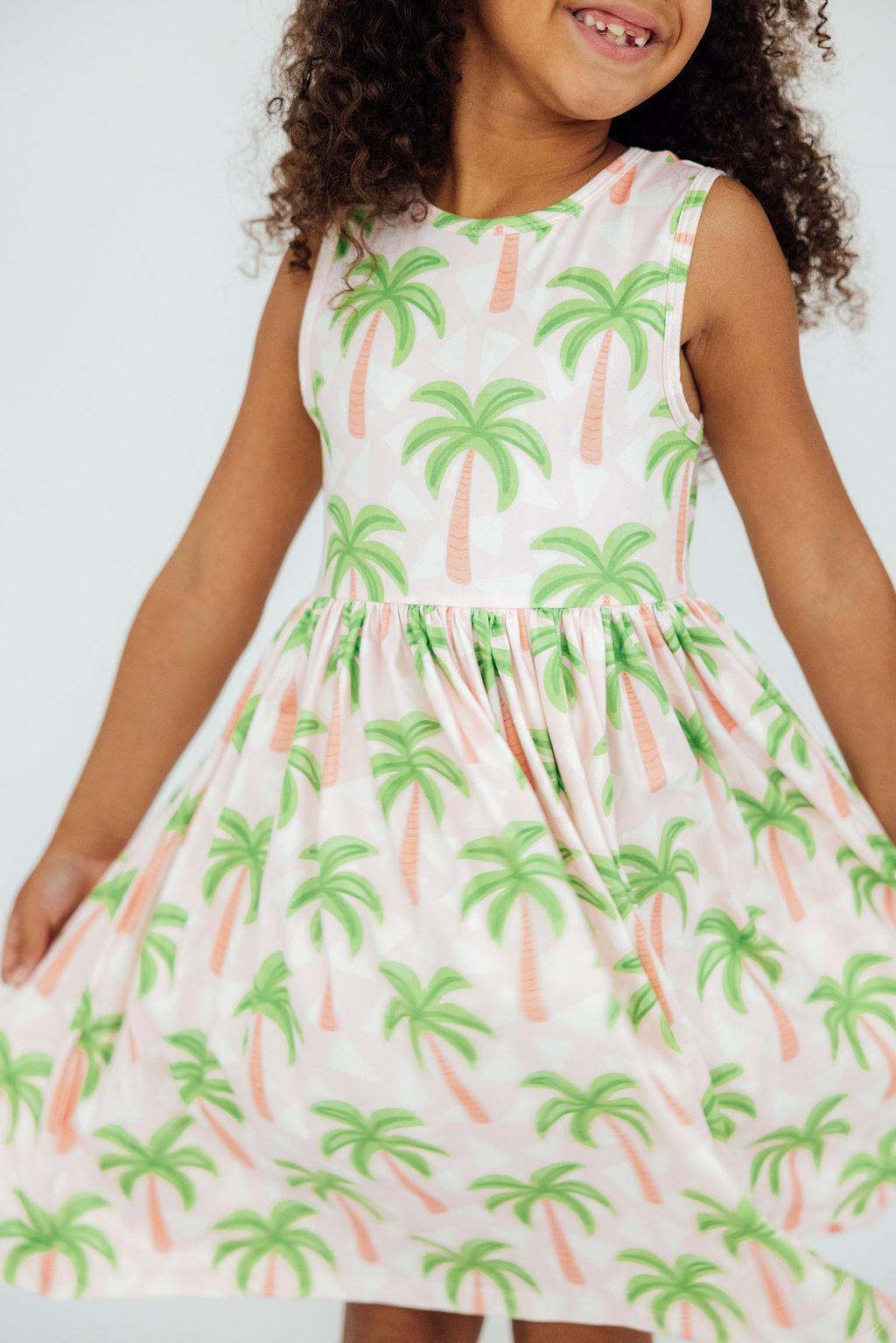 Breezy Beauty Twirly Toddler Tank Dress Mila & Rose