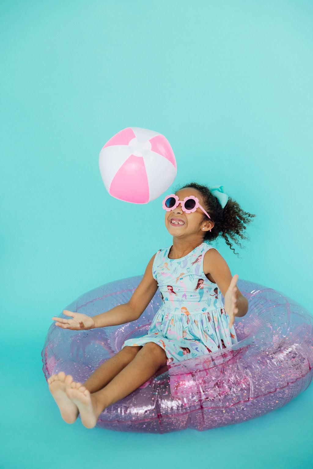 Twirly Comfortable Tank Twirl Dress Happy as a Clam