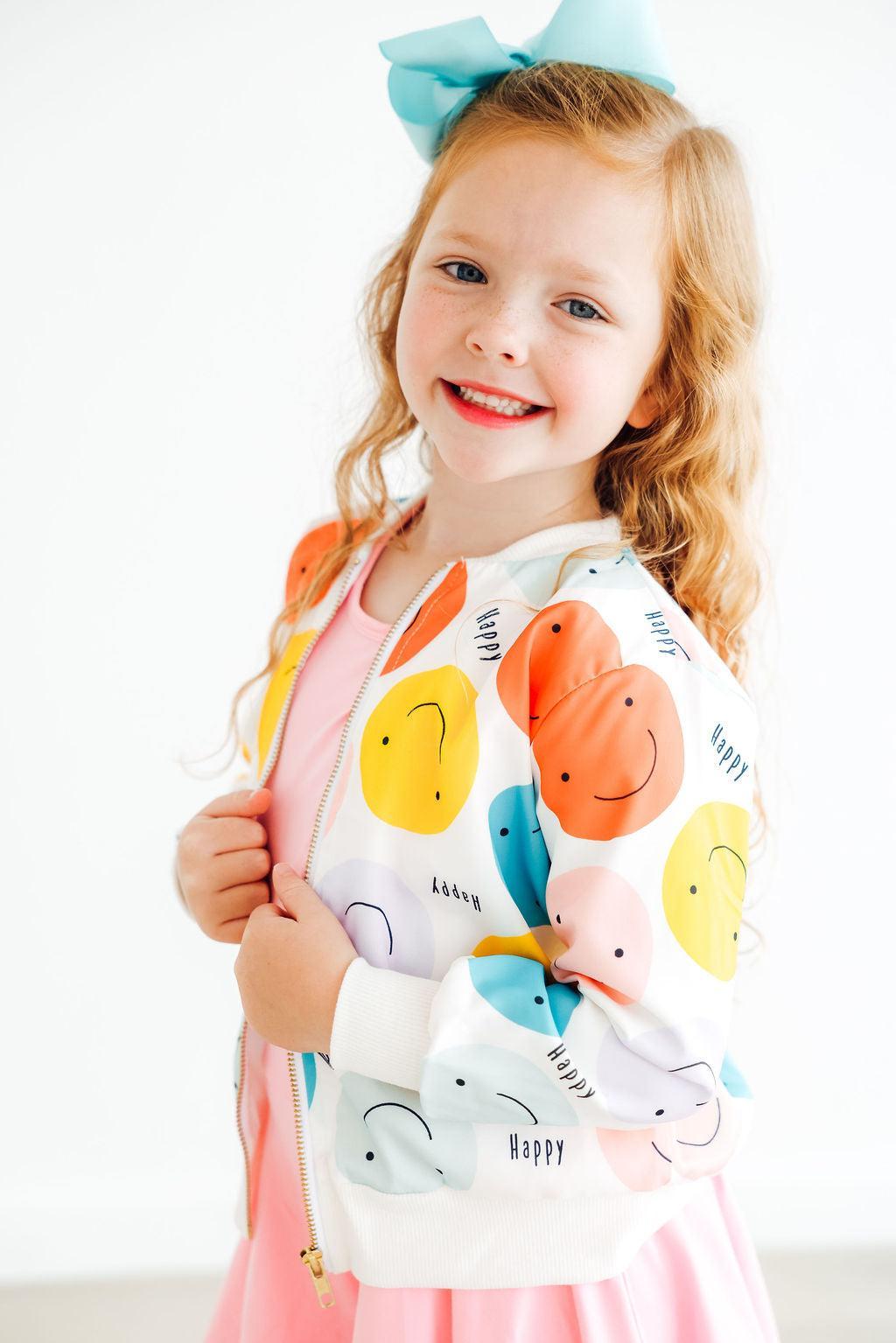 Satin Lightweight Jacket Happy Days