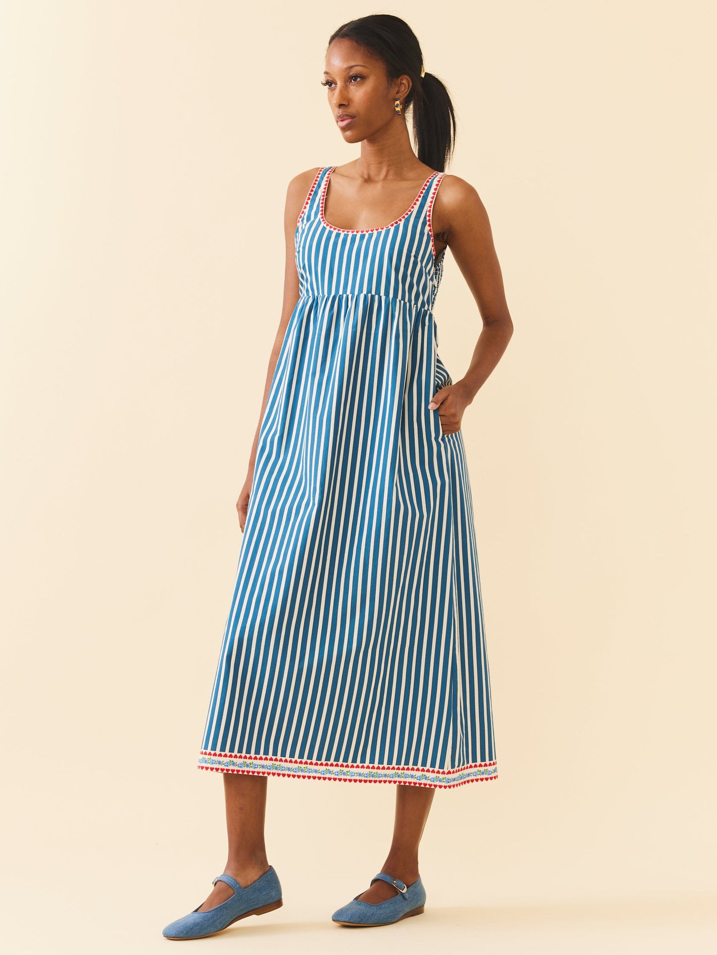 Emily Dress Smocked Back Empire Waist Dress Eddy