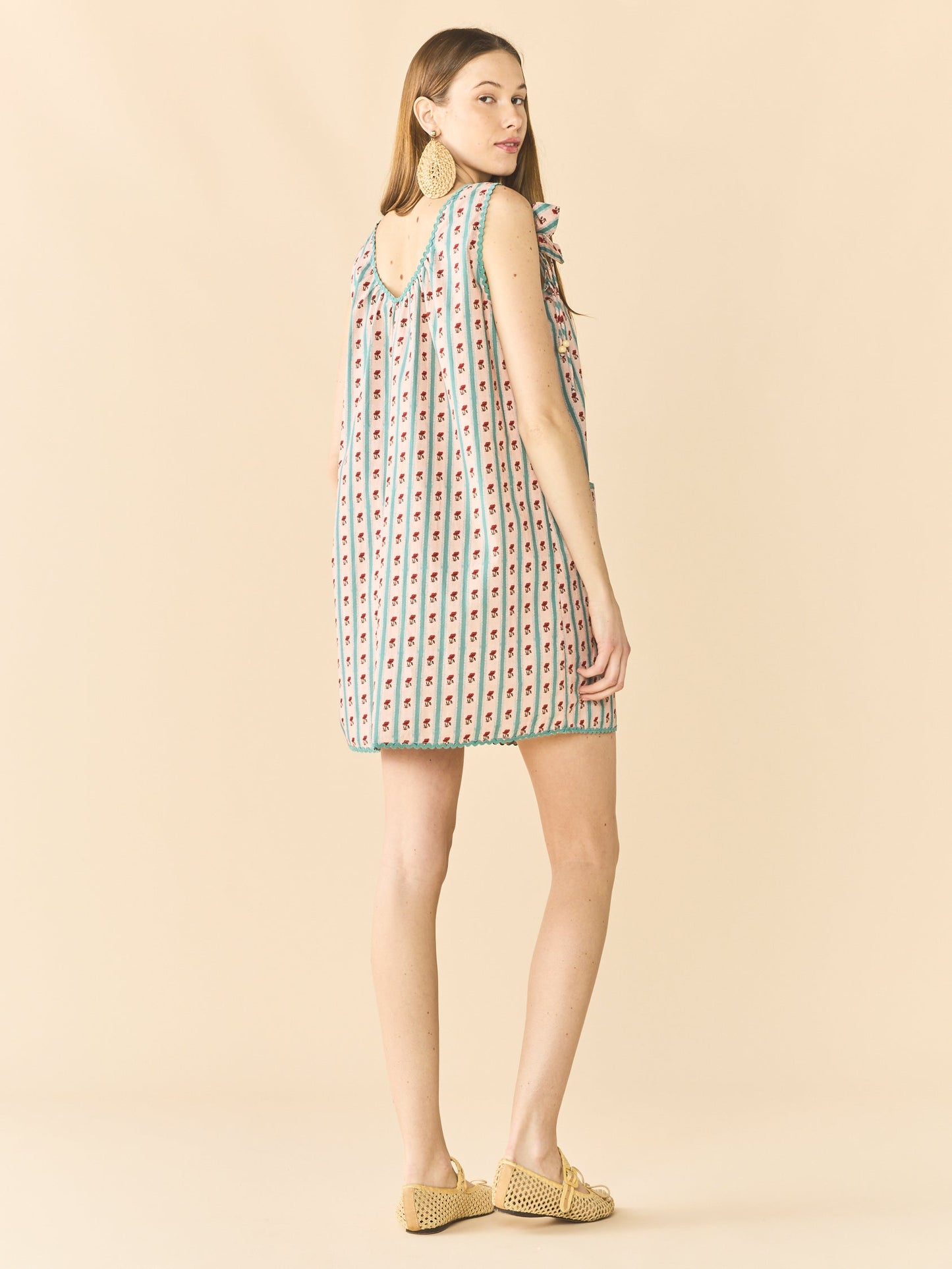 Vanessa Mini Dress Vintage-Inspired Cotton Mini Dress