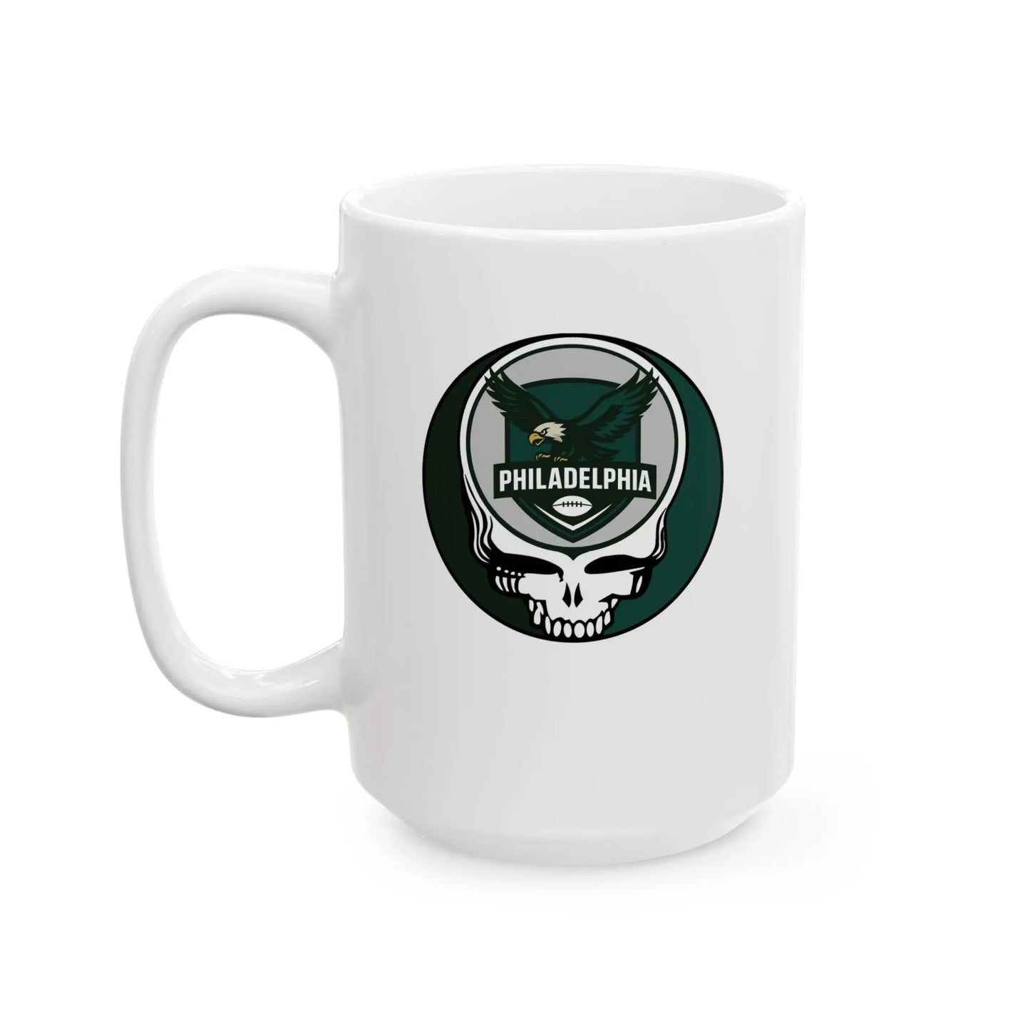 Philadelphia Eagles Stealie Ceramic Coffee Mug Durable White Ceramic