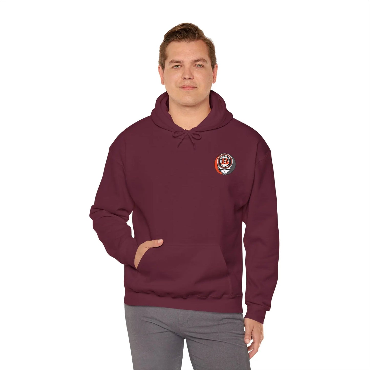 Cincinnati Bengals Dancing Bear Unisex Hoodie Two-Sided The Gridiron Collection