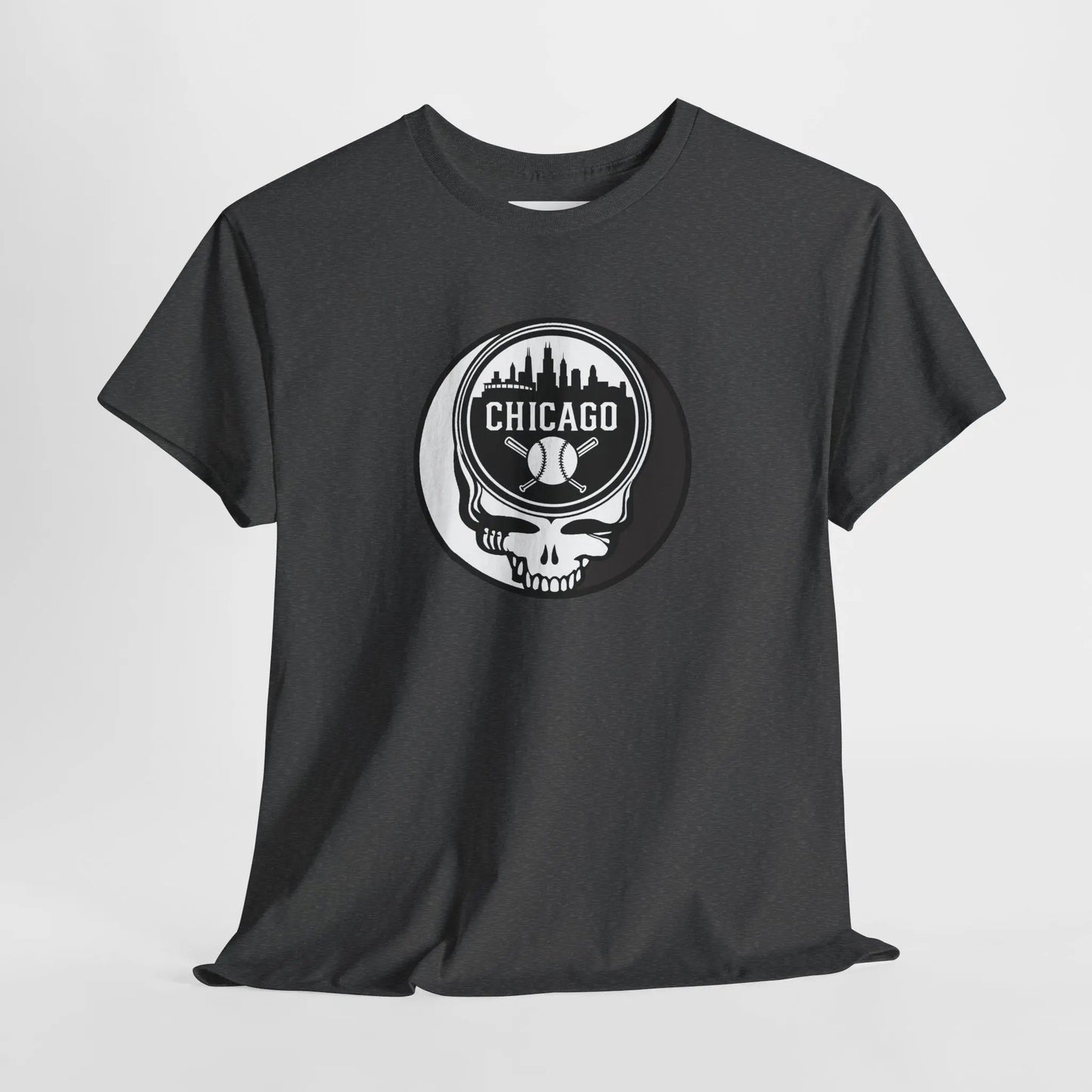 Grateful Dead Steal Your Face Chicago Baseball Edition T-Shirt The Ballpark Collection