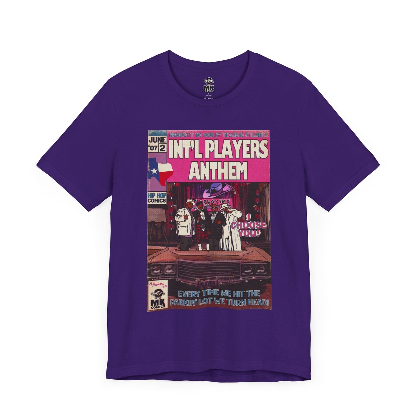 Unisex Jersey Short Sleeve Tee Int’l Players Anthem Bella+Canvas