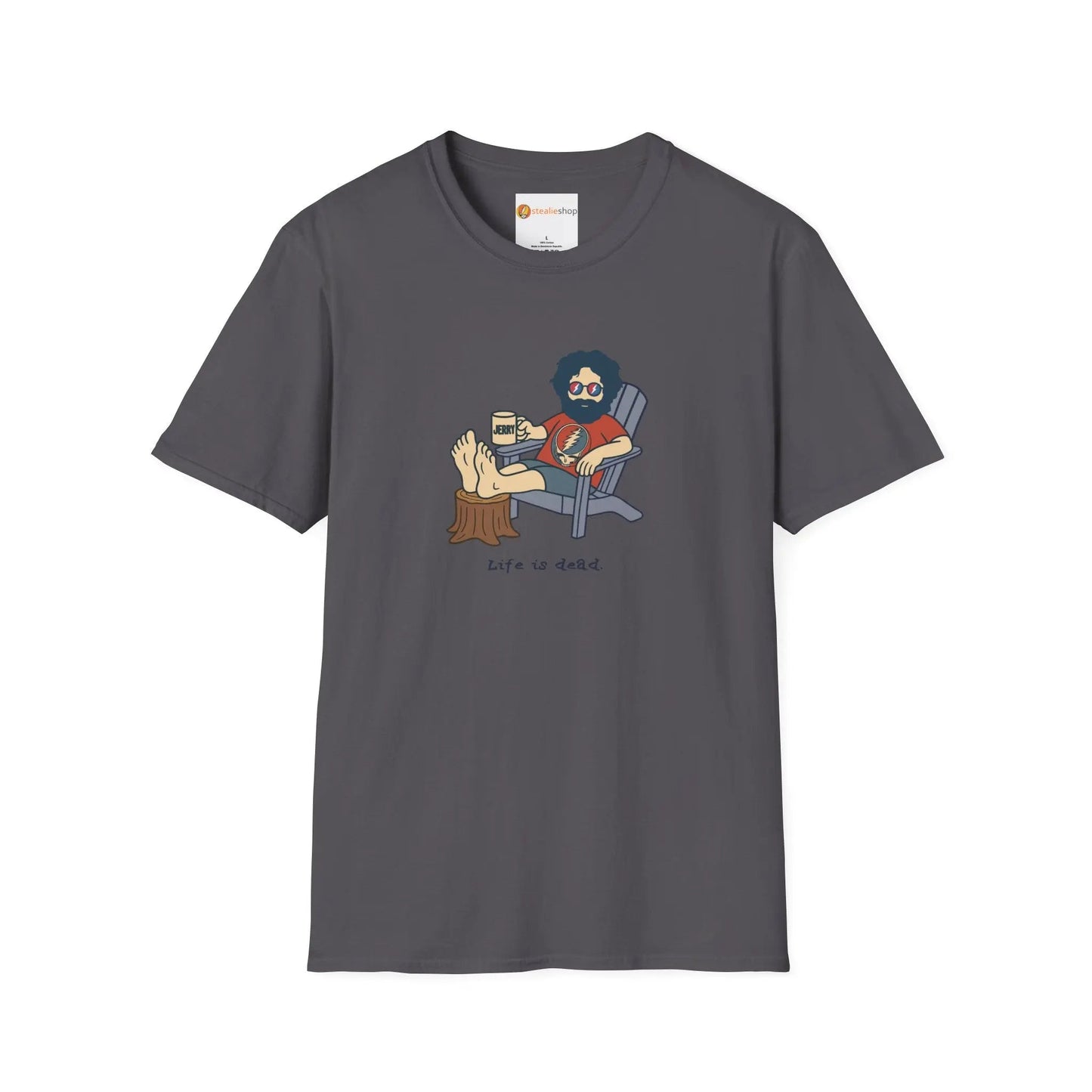 Life is Dead Adirondack Jerry T-Shirt Grateful Dead
