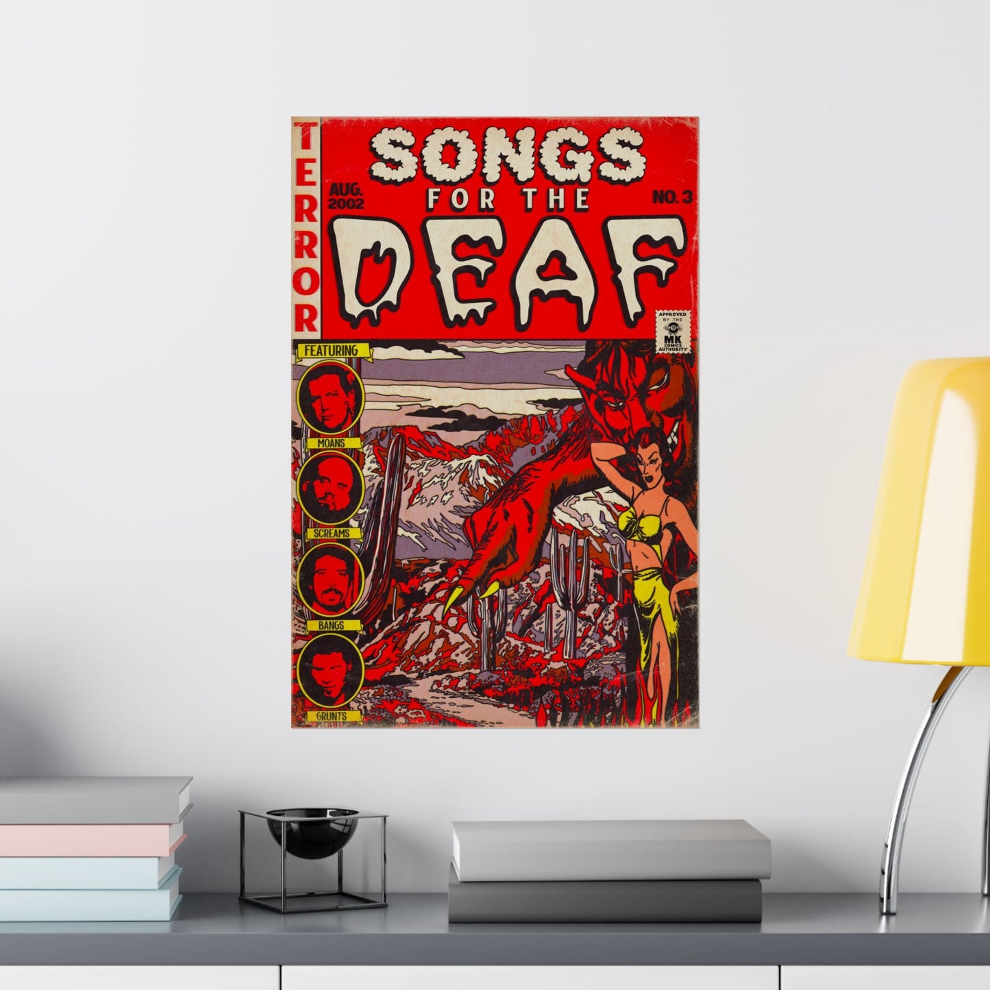 Songs For The Deaf - Vertical Matte Poster