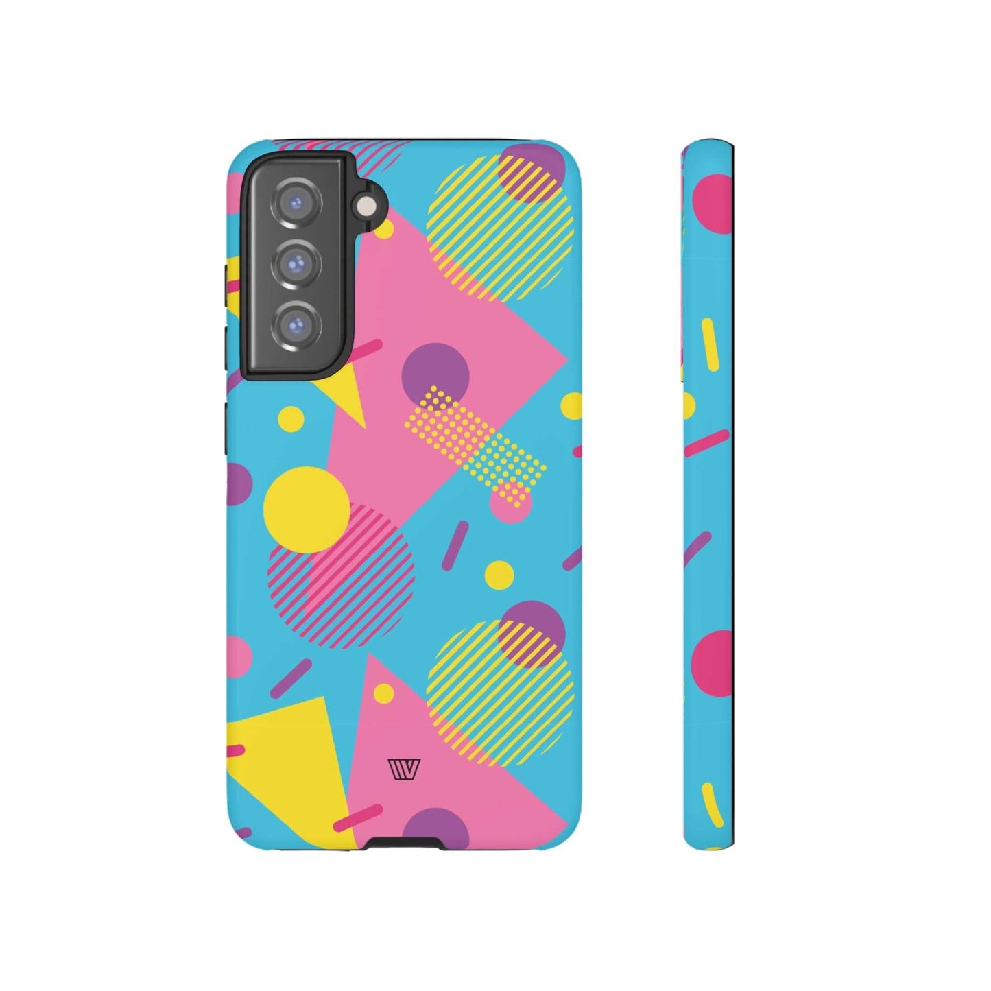 80s / 90s RETRO PATTERN LIGHT BLUE | Tough Phone Case