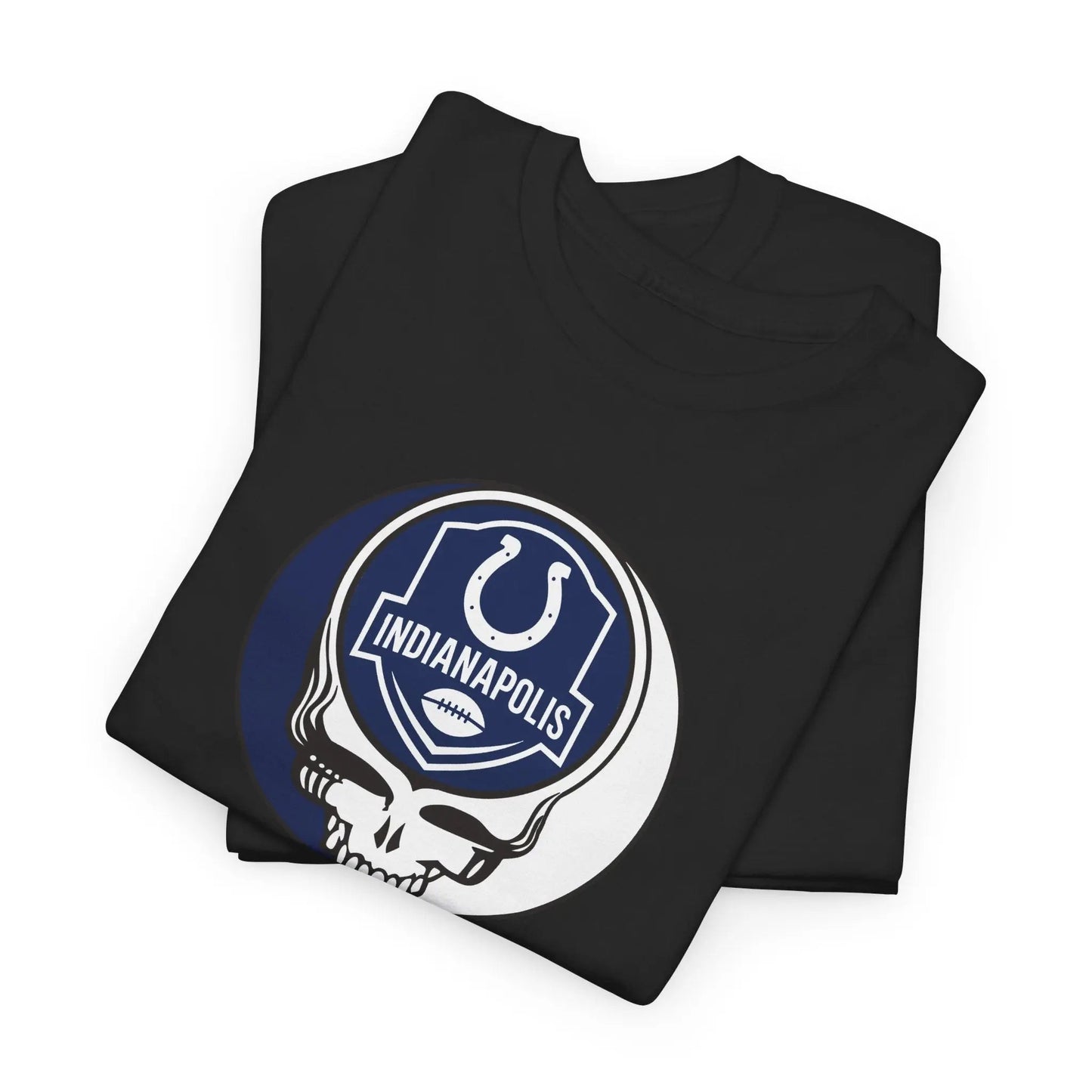 Indianapolis Colts Horseshoe Grateful Dead Steal Your Face T-Shirt NFL