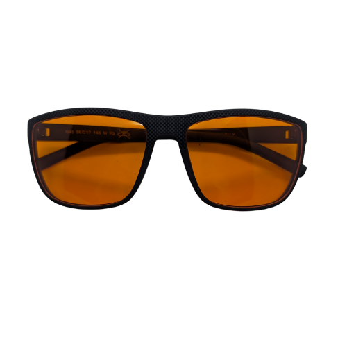 Moonwalkerz Blue Light Blocking Sleep Glasses Matte Black Kingseven Design