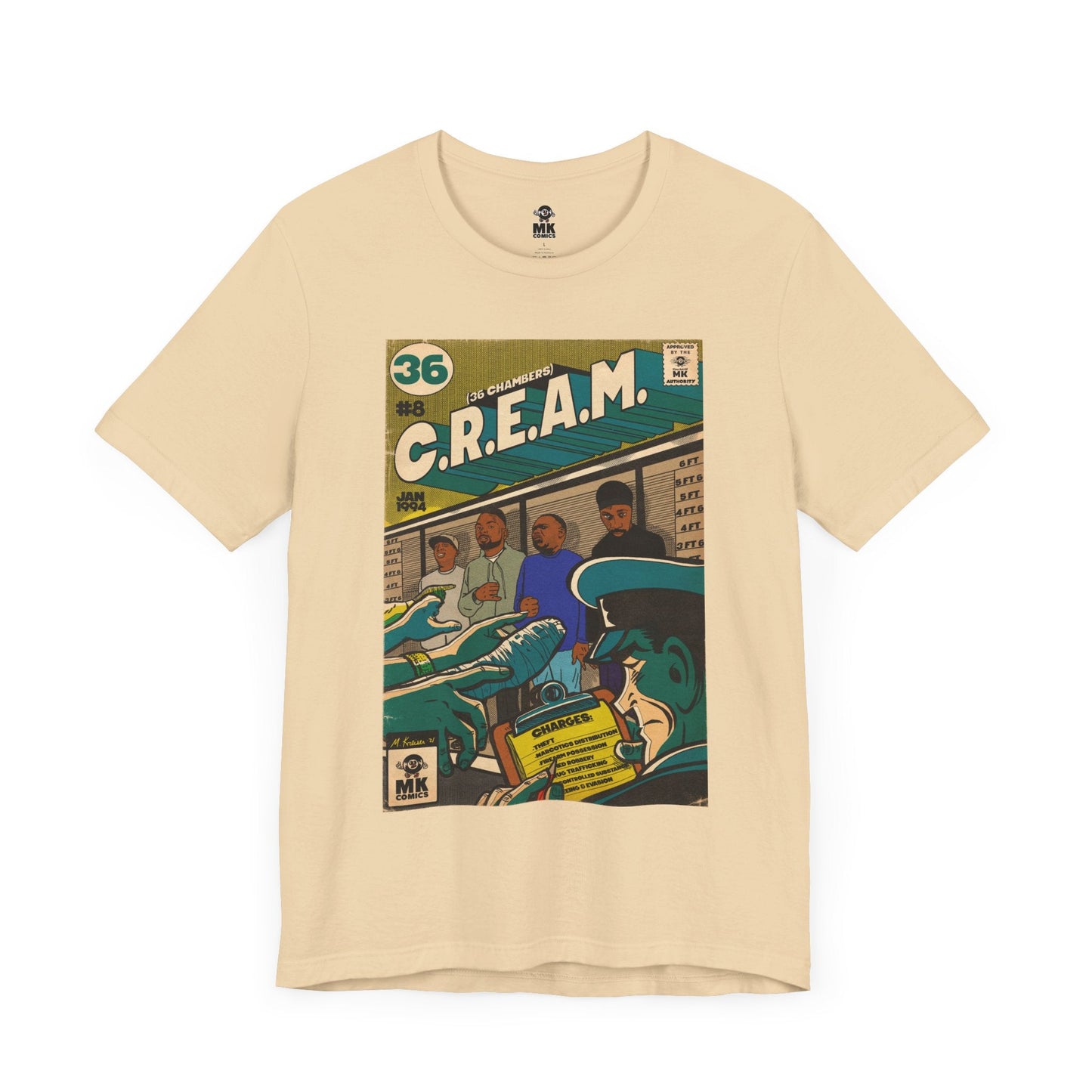 Unisex Jersey Short Sleeve Tee C.R.E.A.M