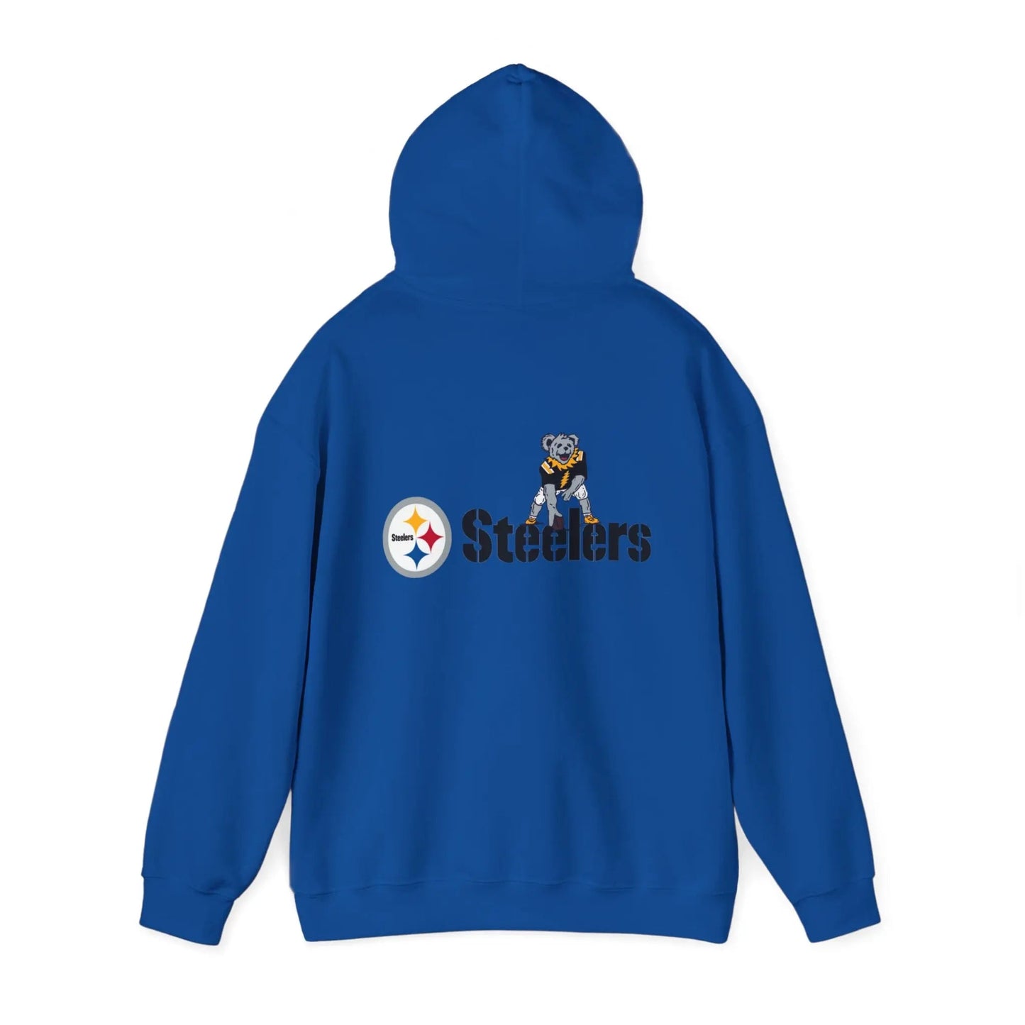 Pittsburgh Steelers Dancing Bear Two-Sided Unisex Hoodie The Gridiron Collection