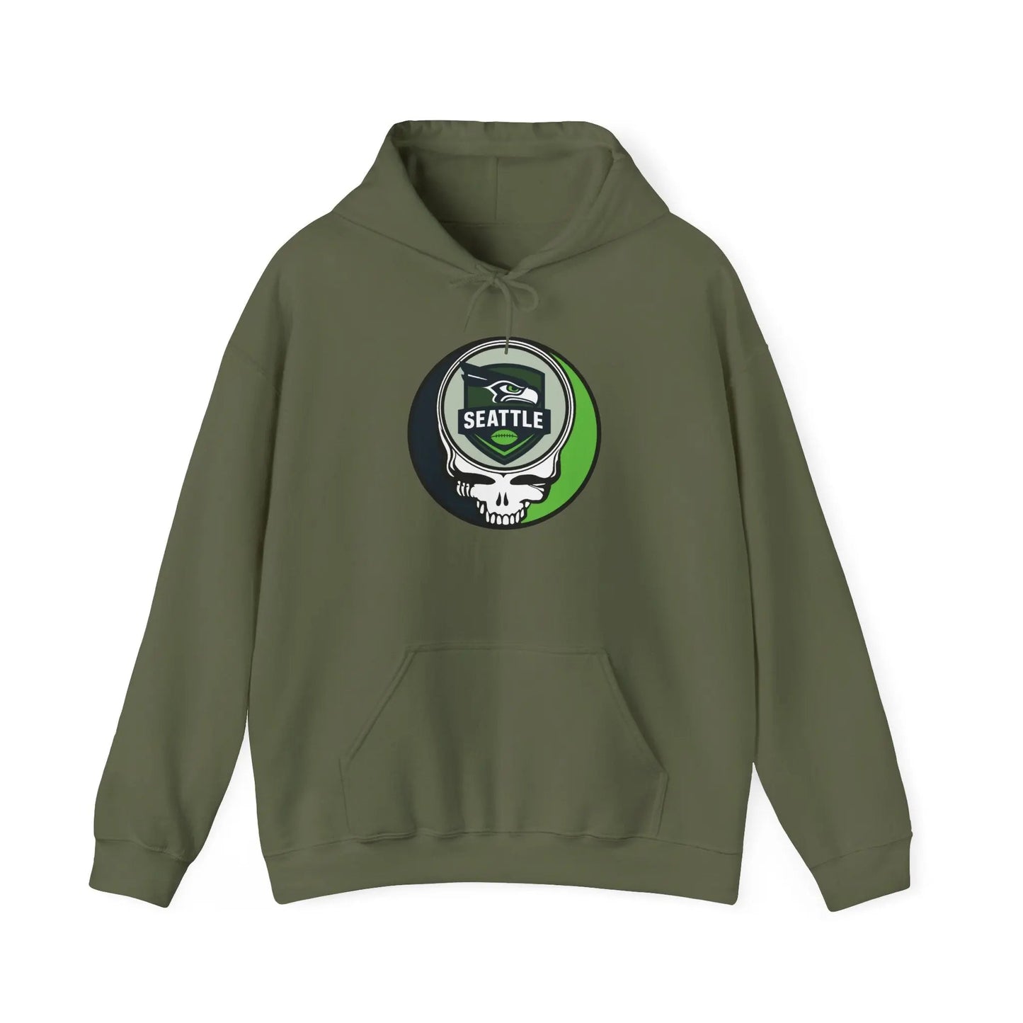 Seattle Seahawks Stealie Grateful Dead Hooded Sweatshirt NFL Gridiron Collection