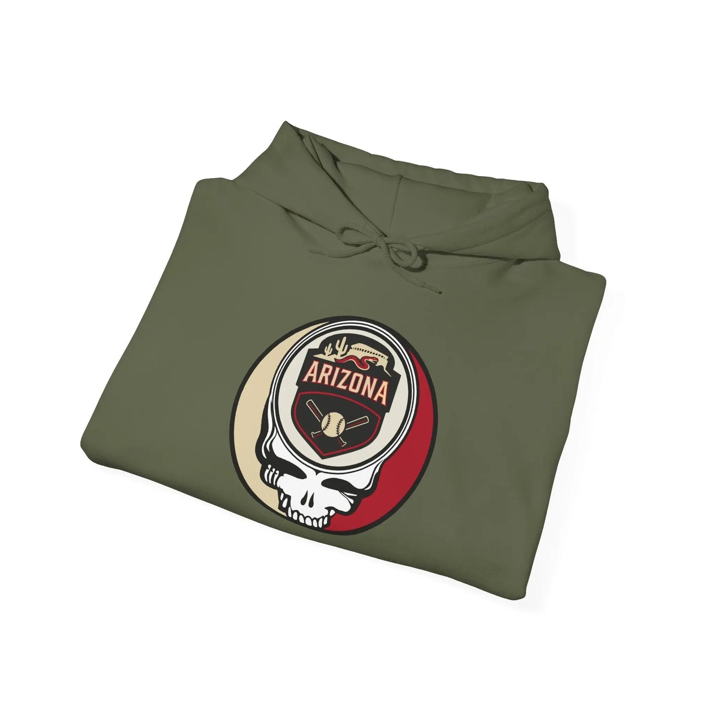 Grateful Dead Unisex Heavy Blend Hooded Sweatshirt Arizona Baseball Edition The Ballpark Collection