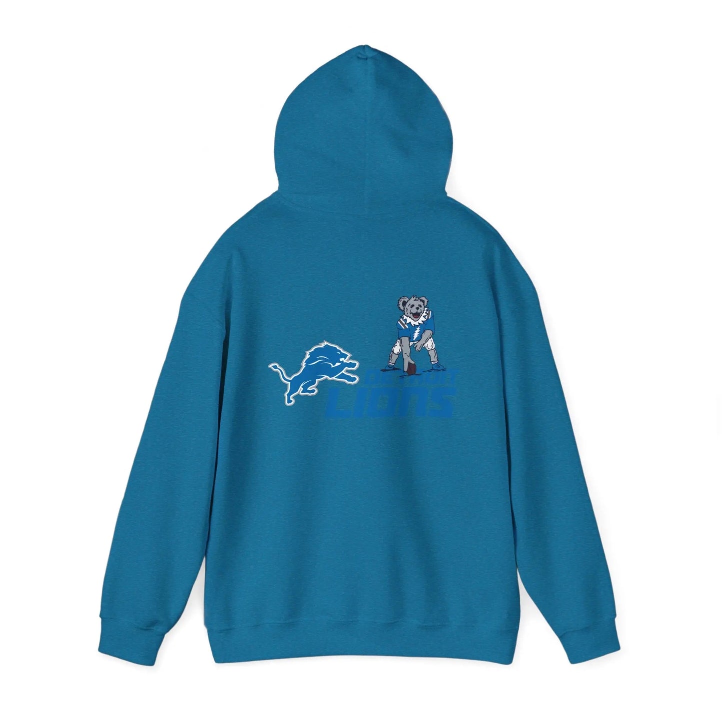 Detroit Lions Dancing Bear Two-Sided Unisex Hoodie The Gridiron Collection