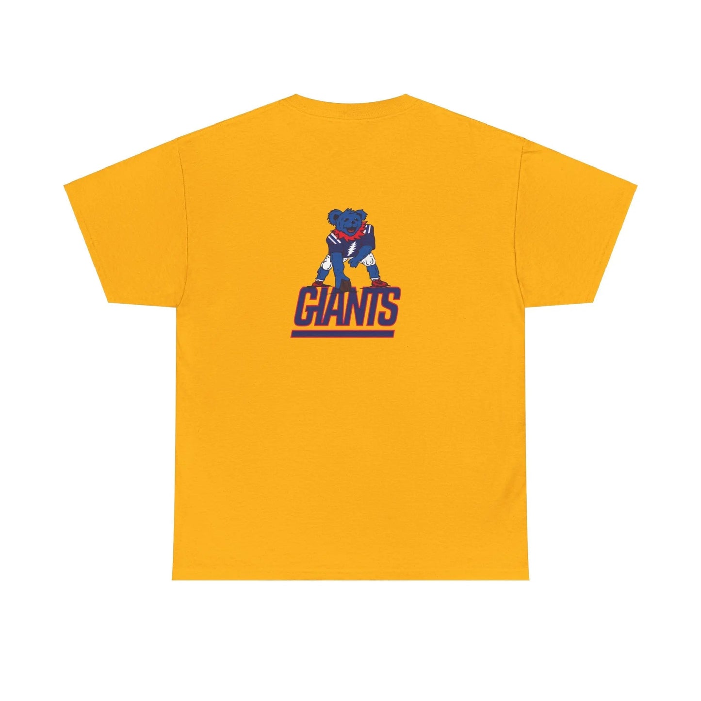 New York Giants Grateful Dead Dancing Bear Two-Sided T-Shirt The Gridiron Collection